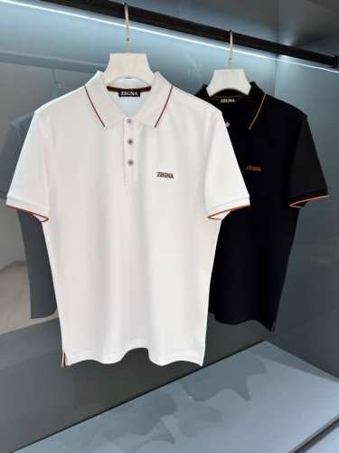 新品 经典Polo衫 Ez 渠道精品 顶级客供珠地网眼棉 2025Ss 官网同步发售 高级商务男士翻领Polo衫短袖Ｔ恤衫！ 手感细腻丝滑 Ez高端系列 Zz商