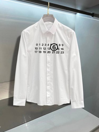 马吉拉 Mm6 码数38-43 专柜最新款男士必备款衬衫，100%天然棉，舒服透气，原单狠货，原版面料，柔软舒适，1F上身高端又奢华，足够场面的档次，这款衬衫无