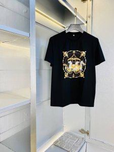 穿240斤 胖子福音 情侣款 码数 M-6Xl 爱马仕Hermes 原单品质 2025最新款 圆领短袖T恤衣服 精选专柜订制顶级双丝光棉进口面料 所有细节做工完