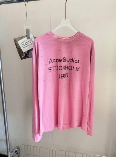 品名：Ance*Studio限定烫钻1996印花乞丐风长袖 尺码：Xs S M 颜色：粉色 发财宅女同款，近期咨询率最高，低调的美腻闪耀无界限。这件真的是艺术品
