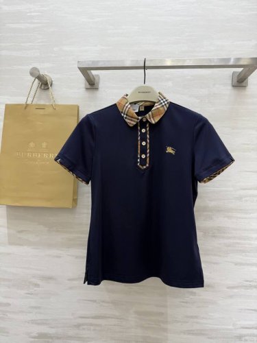 Burberr2春夏新款 翻领polo短袖上衣 高品质 现货首发Size S M L Xl Xxl M码肩宽 36 胸围 96 裙长 63