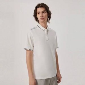valenti*O 华伦天奴 春夏季新款翻领短袖T恤男士原单Polo衫。高端顶尖一线成衣，不以功能性为主导，高街实穿款。客供进口定制丝光珠地面料，光泽柔和，回弹