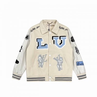上新 Louis Vuitton 路易威登走秀款杏色兔八哥刺绣棒球服外套 实拍图 顶级版本 随意对比市面任意版本 Lv官方走秀款 市场独家版本 独家供应 面料成