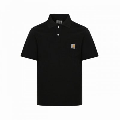 Carhartt 卡哈特 经典口袋徽标polo短袖 采用260克 珠地空气层 比普通针织布更透气、干爽及更耐洗。经典无需多言，看似简单的polo衫其实是最百搭
