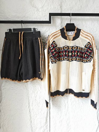 衣服 180短裤 传统底蕴与现代风尚的无界交融 adidas Originals X Clot 联名款 Edison Chen Crochet Sst 时尚简约