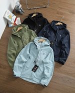 上新 品牌：凯乐石 Kailas 尺码：S-M-L-Xl-Xxl 颜色：黑-藏青-军绿-以太蓝 面料科技: 防风 防泼水 透气耐磨 领型:连帽 衣门襟：拉链 服