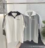 调价P80 （跑量冲！） 高品质Alexandderwang-亚历山大王Polo短袖 爆款爆款！面料采用优质柔软布料 发泡工艺 领口和袖子的撞色设计比普通的设计