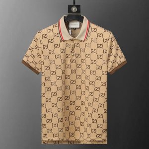 Gucci 古驰 新款高品质翻领polo衫，金属Logo扣子，做工精致，官网同步，时尚百搭M-3Xl