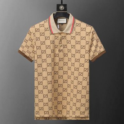 Gucci 古驰 新款高品质翻领polo衫，金属Logo扣子，做工精致，官网同步，时尚百搭M-3Xl