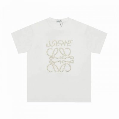 we11# 顶级代工品质 Loewe 罗意威25Ss 经典T恤短袖 不需要所谓烂大街的华丽文案 主打品质 面料经过2次高温缩水固色 不变形不缩水不起球 -正确O