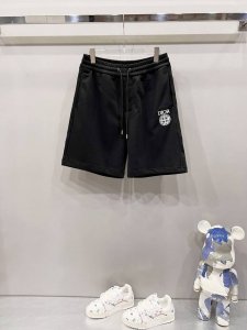 dior 迪奥 纯棉毛圈牛肚面料短裤 迪奥联名石头岛刺绣字母星徽Logo标识 官方同步 高版本 高品质 时尚个性 百搭潮流 纯原品质 原版面料 吊牌 领标 水洗
