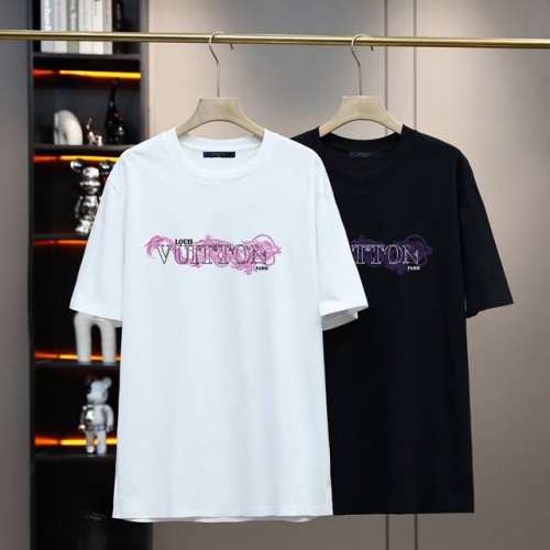 路易威登Lv夏季龙年限定版新款男女同款！ 面料亲肤柔软，高品质印花，极具立体感，触感肌理效果，辅料齐全， 精致百搭！ 颜色：黑色 白色 码数：S-3Xl