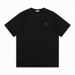 隔天 25Ss早春Dior 迪奥新款 刺绣Logo 260克圆领短袖T恤 字母毛巾绣 高版本 高品质 时尚个性 百搭潮流 纯原品质 原版面料 颜色: 黑色 白色