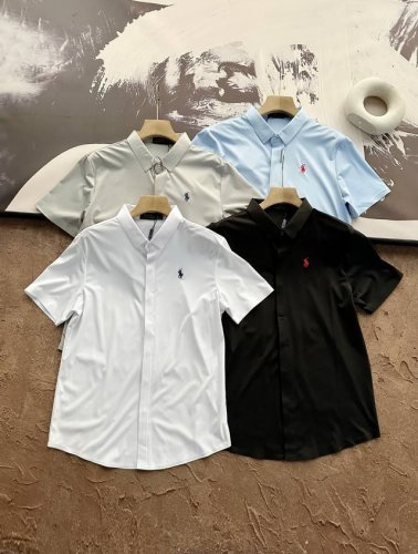 上新 Ralph Lauren-拉夫劳伦25Ss夏季新款纯色衫开衫短袖 科技面料能使棉纤维膨胀后收缩，比普通丝光面料 能提升30%以上光泽度，双面织造结构 双面