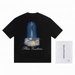 w2524# 巴黎世家Balenciaga2025新款前后数码印花短袖 材质:采用高版本300G双纱精梳棉 尺寸:S M L Xl 颜色:黑色 白色