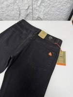 爱玛家大牌25Ss早春最新品，男士限定款时装丹宁重工洗水工艺装饰黑色神百搭的小黑牛牛仔裤！ 贸易公司渠道货，重磅级奢华尖货，25年早春新品，纯正血统品质，绝版稀