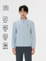 区别市场通货 注意区别 可情侣男女同款 可隆立领防晒夹克风衣 Kolon Sport可隆防风夹克防泼水防晒Upf70+凉感透湿男士防风夹克Kolon Sport