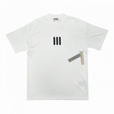 顶级版本Fog Fear Of God Essentials 联名三杠硅胶印花重磅高街短袖 情侣款短袖T恤 顶级复刻 不惧Battle 实力口碑硬货 真的纯纯纯