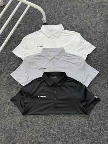 mammut 猛犸象 25Ss 男子休闲运动速干透气Polo衫短袖 甄选高品质网眼速干面料，舒适透气，不闷不热，手感软糯细腻，上身充满质感，非常轻便舒适，运动宽