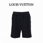 Louis Vuitton Lv 植绒满印Logo压花短裤 正品9439购入开发，毛巾提花面料350克，提花面料，面料酵洗，定制1：1吊钟，定制1：1商标，宽松