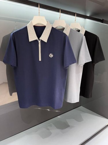 新品 Lp 渠道订单 极品好货 2025春夏新品 男士翻领短袖T恤 皇室贵族享用，Vip限定款式 这款短袖 T 恤以意大利利古里亚海岸的自然色调展现休闲放松的韵