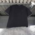 120 Louis Vuitton 路易威登满珍珠泡钉刺绣圆领针织短袖T恤 面料：平织纯棉优质棉面料、采用15S平织优质棉，300G；搭配32S双纱拉架螺纹，3