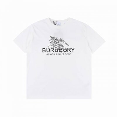 Burberry 巴宝莉 战马印花圆领短袖 今年夏天最新款经典耐看，时尚精简的一款标语T 无多余花里胡哨，随意搭配感受英式风格的独特魅力！客供平纹针织棉布制作，