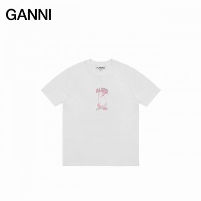 Ganni25Ss 笑脸小熊印花短袖 如果你还不认识来自哥本哈根的Ganni 那真的要告诉你 这个牌子穿过的明星实在是太多了 韩潮顶流加持和她独具特色的笑脸 成