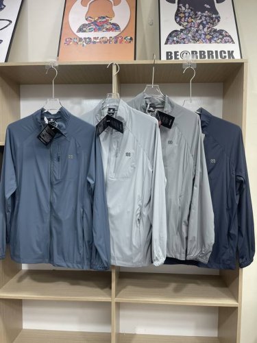 供 陈坤同款 Kolon Sort可隆25年秋季新品男士户外防晒衣冰丝休闲立领夹克外套！ 日常刚需必备款式.舒适透气多功能！ 面料透气性贼啦啦的B1 好冰感极强