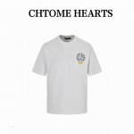 chrome Hearts 克罗心 24Ss 卡通梵文卷轴印花短袖 面料采用230克重精梳棉 定制32支1*1螺纹 成衣两遍水洗处理 面料舒适亲肤无异感 定制定