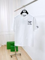 Ss始祖鸟家纯棉最新面料 最高版本 胸前手臂始祖鸟重工刺绣经典标识图案Logo时尚简约潮流短袖，最顶级的品质专柜原单短袖，顶级制作工艺进口面料，专柜款独特设计，