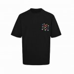 Louis Vuitton 路易威登 25Ss 口袋缤纷老花七彩刺绣短袖 采用32支克重280G纯棉精梳面料，搭配20S双纱2X2螺纹。 进口绣线材料由进口绣