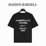 Maisonmargiela 马吉拉 恶搞印花涂鸦圆领短袖T恤 重磅精梳260G纯棉双纱面料 3D数码直喷工艺 后背四角手工缝线 螺纹定织定染通肩拉条工艺增加衣