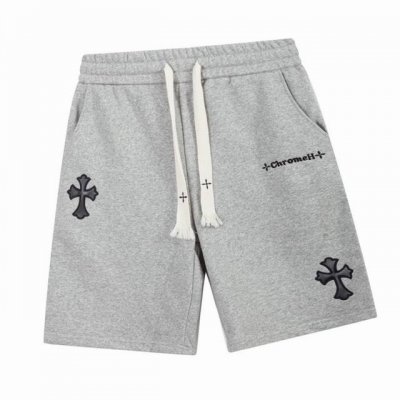 克罗心 Chrome Hearts 夏季新款 刺绣字母皮标十字架短裤 男女同款全新美学灵感趣味设计,渠道性质精品。让整体造型设计更加优雅时尚，今夏最火系列，无数