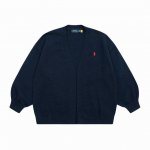 顶级品质 款号 Ds016# 拉夫劳伦Ralph Lauren V领纯色小马刺绣Logo羊毛绒针织披肩开衫 拉夫劳伦Ralph Lauren 慵懒Oversiz