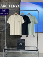arcteryx 始祖鸟2025夏季无痕冰丝速干短袖T恤 户外功能性面料 77%的锦纶23%的氨纶 不起球 不退色 不变形 透气性高 不闷汗 速干清爽 亲肤面料