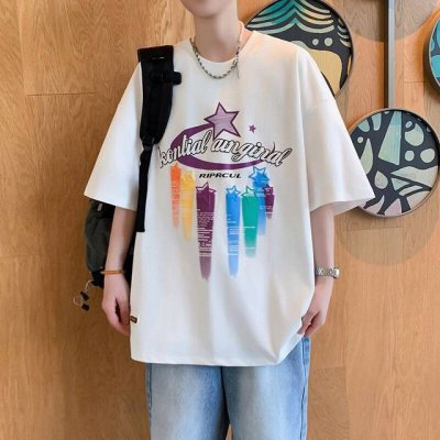 上新 Converse 匡威五角星字母涂鸦印花落肩情侣款高克重双纱液氨棉短袖T恤。 采用高品质新型液氨棉面料 74.5%棉，25.5%新型聚酯纤维 ，不起球，不