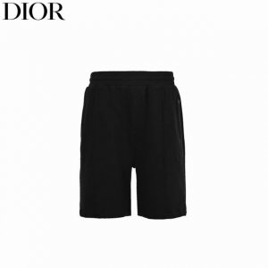dior 迪奥 24Fwcd黑标纯棉短裤 标识立体刺绣短裤 定织定染纯棉毛圈 采用630G面料 采用进口绣花机立体刺绣工艺 简约大方 时尚潮流 男女百搭 颜色