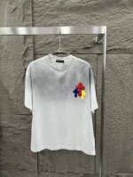 p290 2025重磅款重工烫砖T恤 独家的定色定然重工成衣件全棉复古蜡染+炒雪花做旧洗水重工三重工艺洗水效果 ,面料区别以往的厚重感 上身质感完全拉满 细腻程