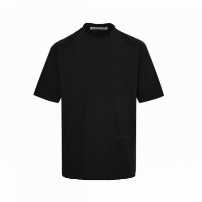 Alexander Wang 亚历山大王 25Ss 下摆发泡字母短袖 面料采用定制240G 26支特滑双股精棉平纹高密无尘全棉布料。前幅高密度加厚，走线平整，代