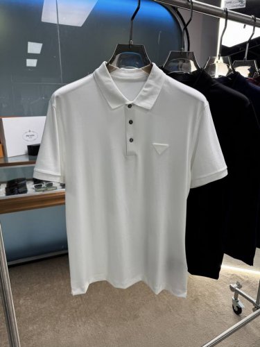 上新 25Ss p家 早春爆款polo 桑蚕丝面料 原版定制 进口纱线 轻薄透气 上身丝滑舒适 高端大气经典百搭 码数48-56