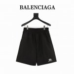 balenciaga 巴黎世家 刺绣徽标短裤 面料采用定制梭织面料 订染颜色后整蚀毛处理 对照原版做丝滑超柔处理 布面肌理股线清晰明显 垂感一级棒 做工精致都到