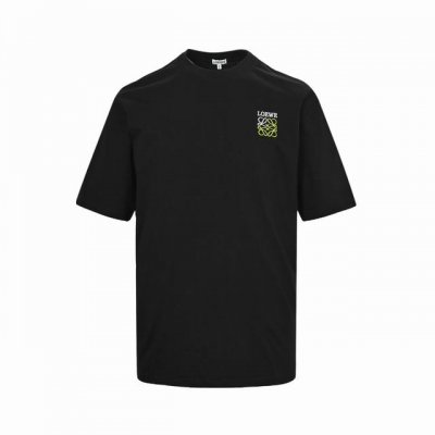 loewe 罗意威 25Ss 撞色徽标刺绣短袖 官方同步 1:1原版开模 时尚个性 胸口简约徽标字母Logo刺绣 百搭潮流 纯原品质 原版洗水面料 吊牌 领标