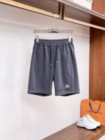 蒙口 三标齐全 2025夏季新款男士休闲短裤，高级定制面料透气面料 透气弹力舒适度极高，细节无可挑剔，顶级辅料配备，原版Logo设计理念，手感细腻柔软！上身版型