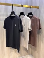 p210 Lp家 2025春夏最新经典老鹰绣标男士圆领短袖T恤衫，休闲剪裁棉质运动衫，简单大方，胸前标志性Lp字母老鹰徽标，采用高端3D立体刺绣工艺，精致考究，