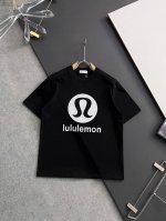 Lulu* 2025Ss爆款310G纯棉双纱爆款现货四季系列短袖 简约基础衣橱神器 休闲百搭必备款 做工走线质感一流 两色推荐 白色 黑色 独家版型测试上身无解