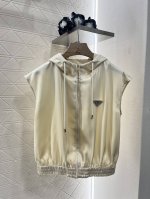 prad*新品 醋酸马甲长裤套装 套
