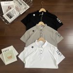 上新 尺码M到5X跑量款 迪桑特夏款新款翻领胸标Logo冰丝无痕短袖T恤，吴彦祖同款经典基础款polo衫短袖，商务休闲简约风，上身帅气百搭，夏季必备百搭奢潮单品