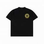 chrome Hearts 克罗心 马蹄十字架印花短袖 发泡印花 三标齐全 ，270克高克重全棉，黑白双色。手感超好，做工细致，厚度适中，男女同款。 颜色：黑
