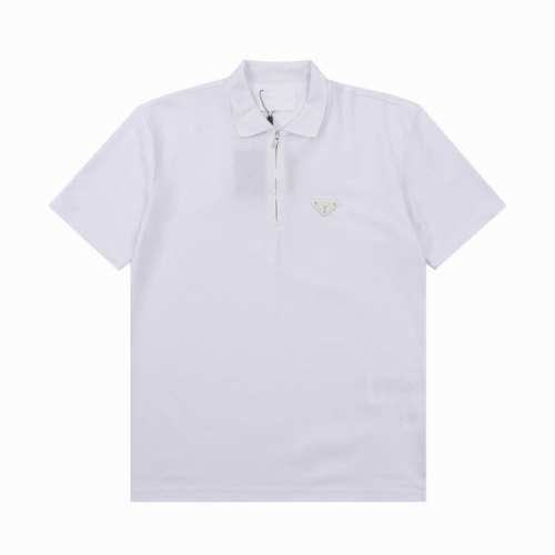 prada 普拉达 胸口口袋半拉链短袖polo衫短袖 尺码：Xs-L.